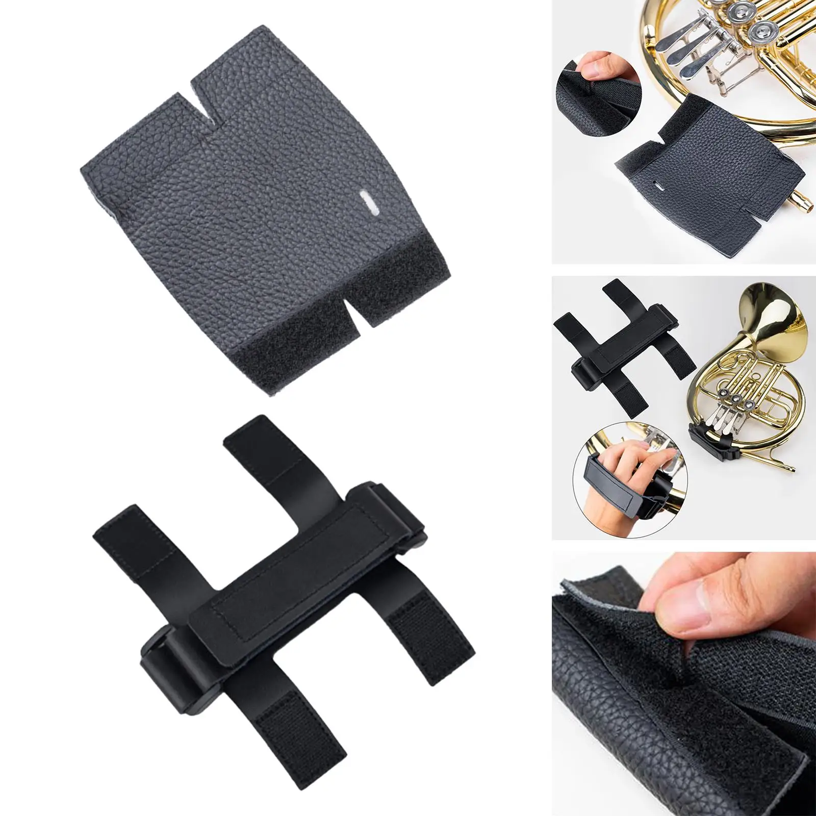 French Horn Hand Guard Non Slip Wear Resistant Protective Cover French Horn Parts for Exercise Performance Stage Practice Tour