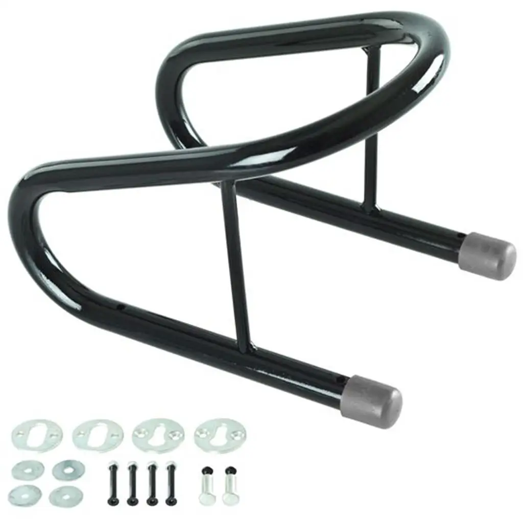 Motorcycle 5.5\`\` Tire Plated Wheel Chock with Quick Release