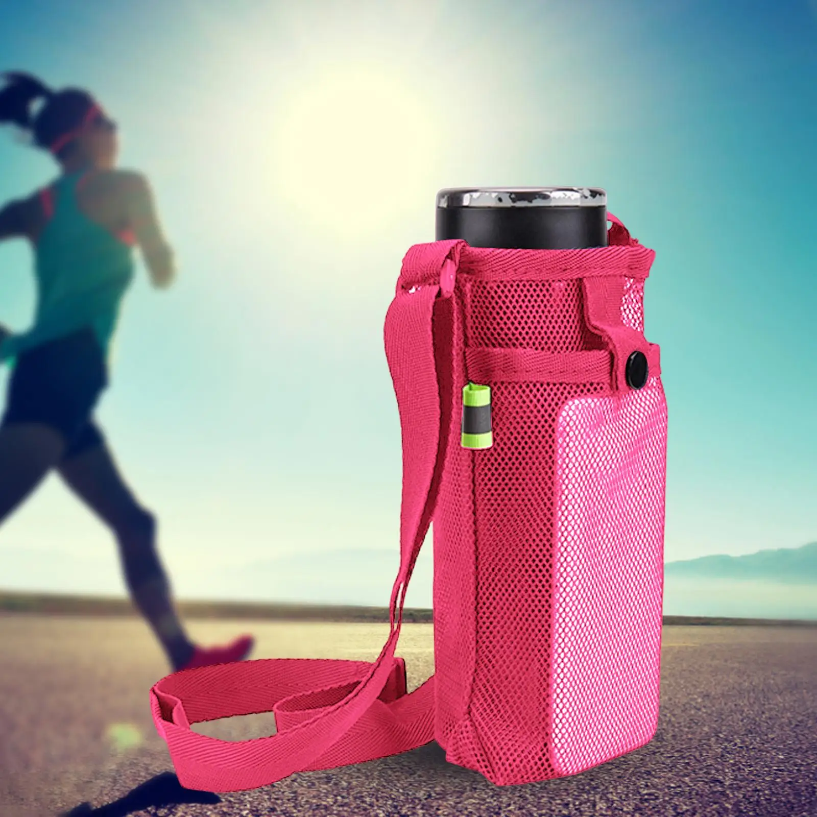 Carrier Bag Walking Camping Running Traveling Water Bottle Holder Pouch