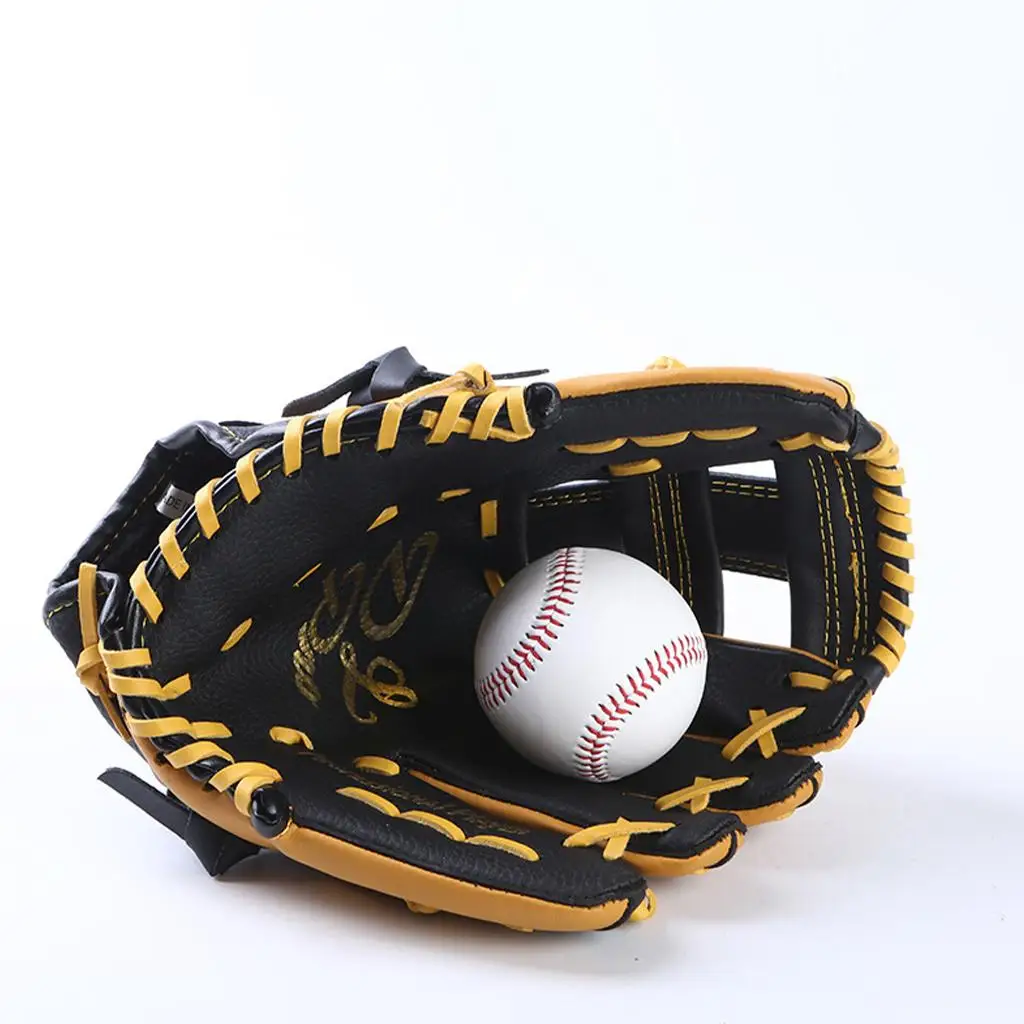 Thickening Baseball Glove  Right Hand Thrower Leather  Premium for Fielding Infield Softball Youth Kids Adult