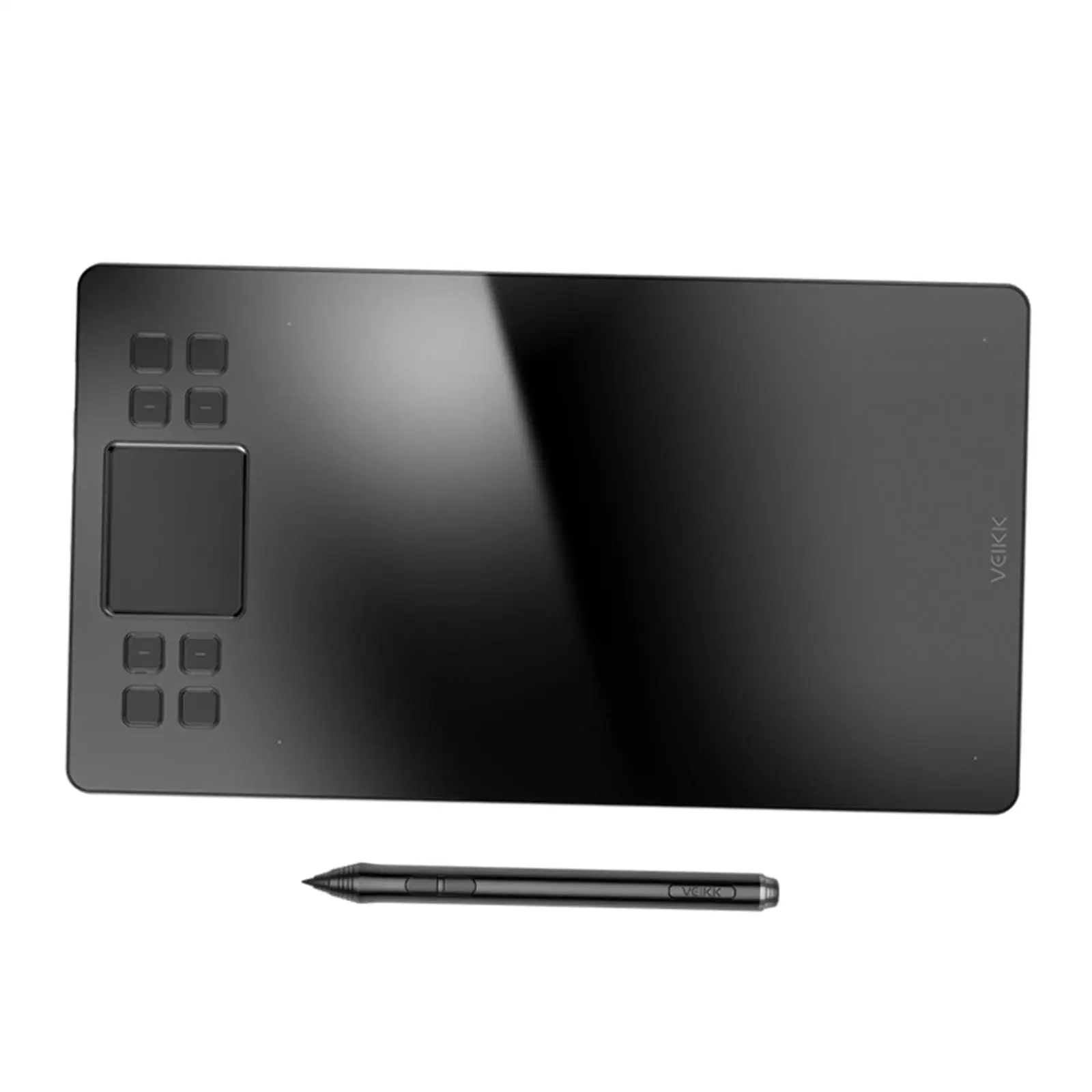 Graphics Drawing Tablet w/ Passive Pen Keys 10x6 inch Active Area