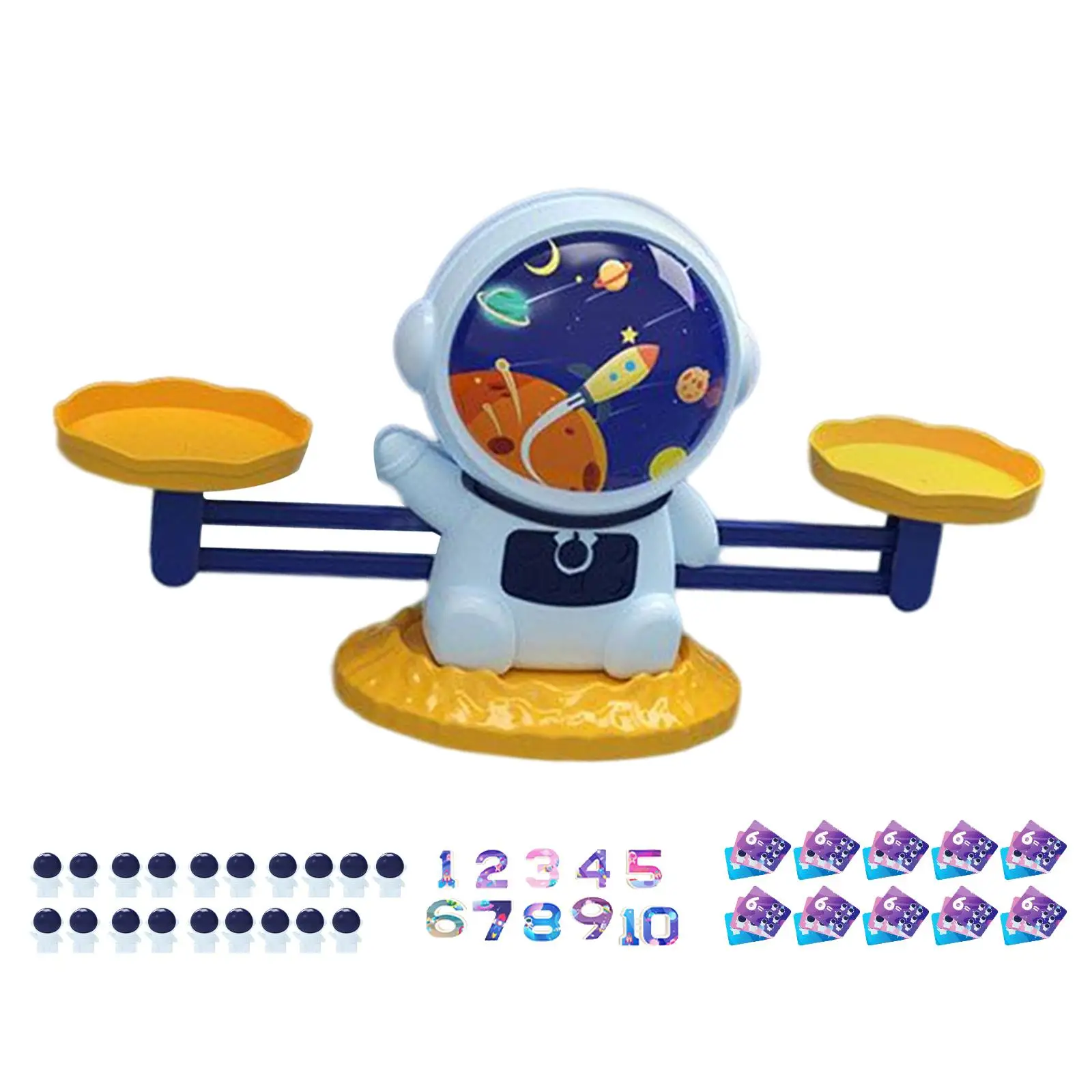 Balance Math Game Learning Activities Educational Toys Preschool Balance Scale Number Board Game for boys Kids