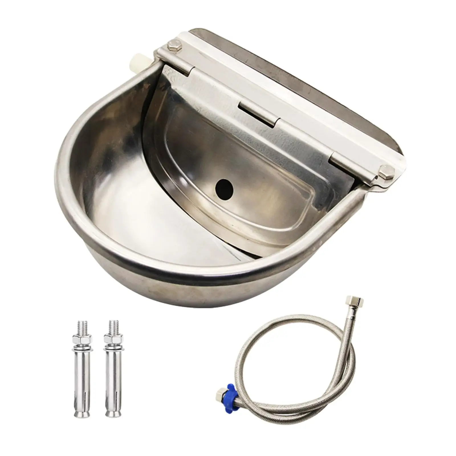 Automatic Animal Drinking Water Bowl Water Trough Stainless Steel Drinker