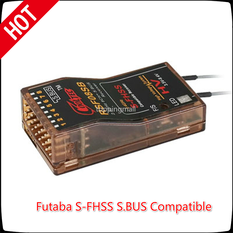 RSF08SB 8-Kanal Futaba S-FHSS S.BUS Empfänger Kompatibel mit 10J 8J 6K 6J 14SG 18MZ 18SZ Frsky Delta 8 – Detail 2