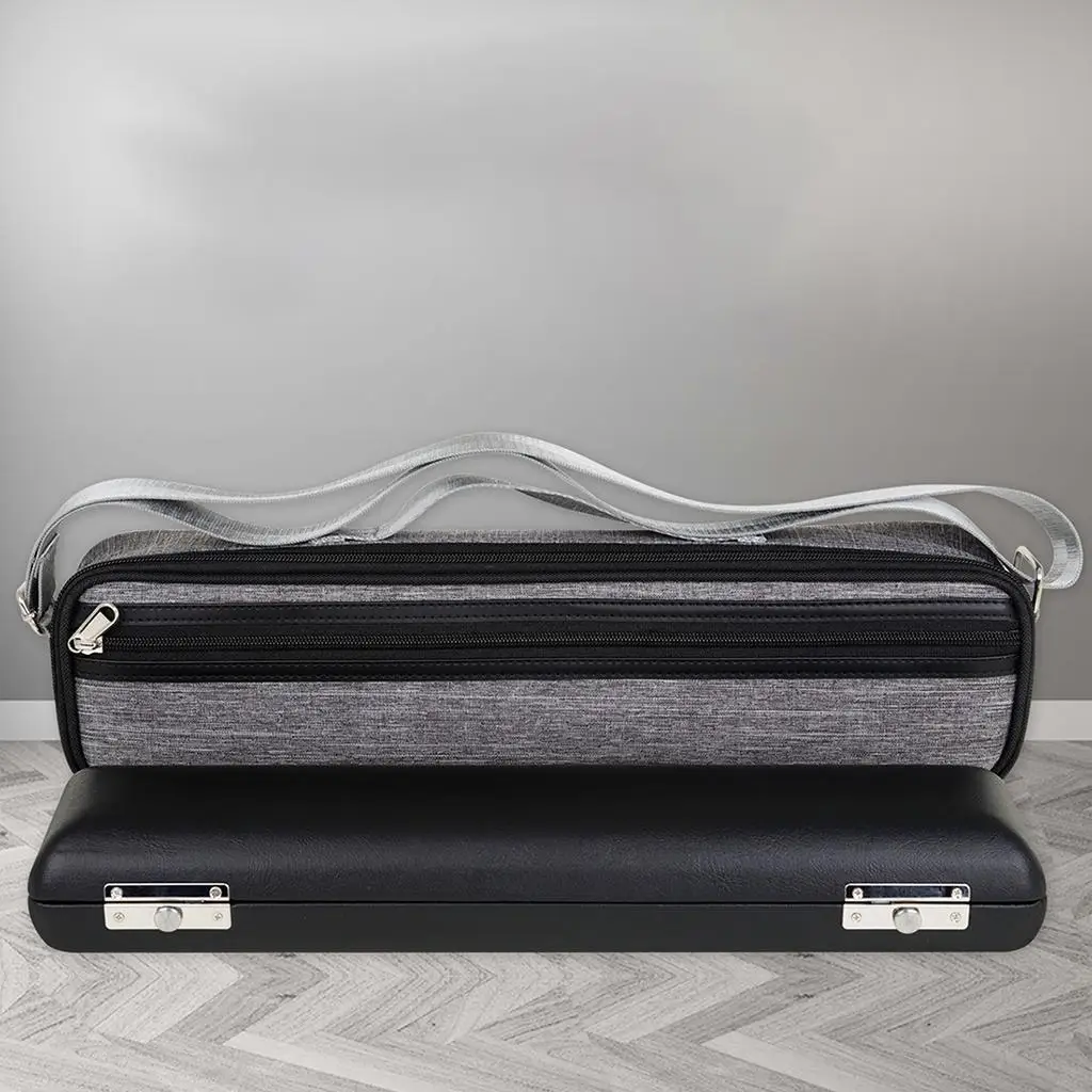 New 16 Hole flute Case 17 hole flute Bag Protect Carry Flute leather surface Strong light 16hole 