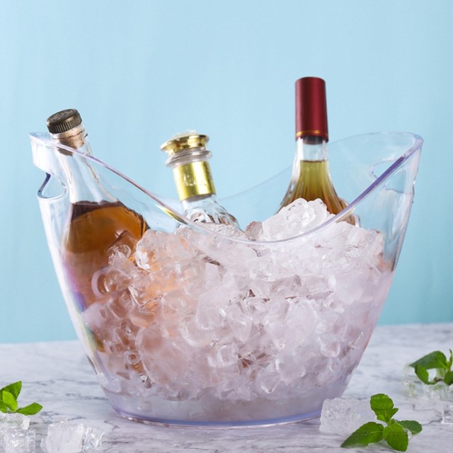 Large Ice Bucket For Cocktail Bar Mimosa Bar Supplies Ice Tub Champagne  Bucket Ice Buckets For Parties - AliExpress