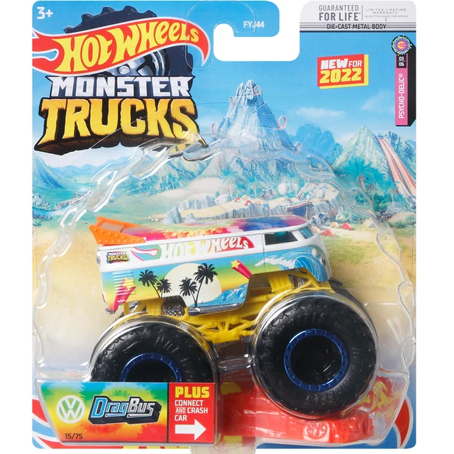 Hot Wheels Monster Trucks Bigfoot Azul - Mattel