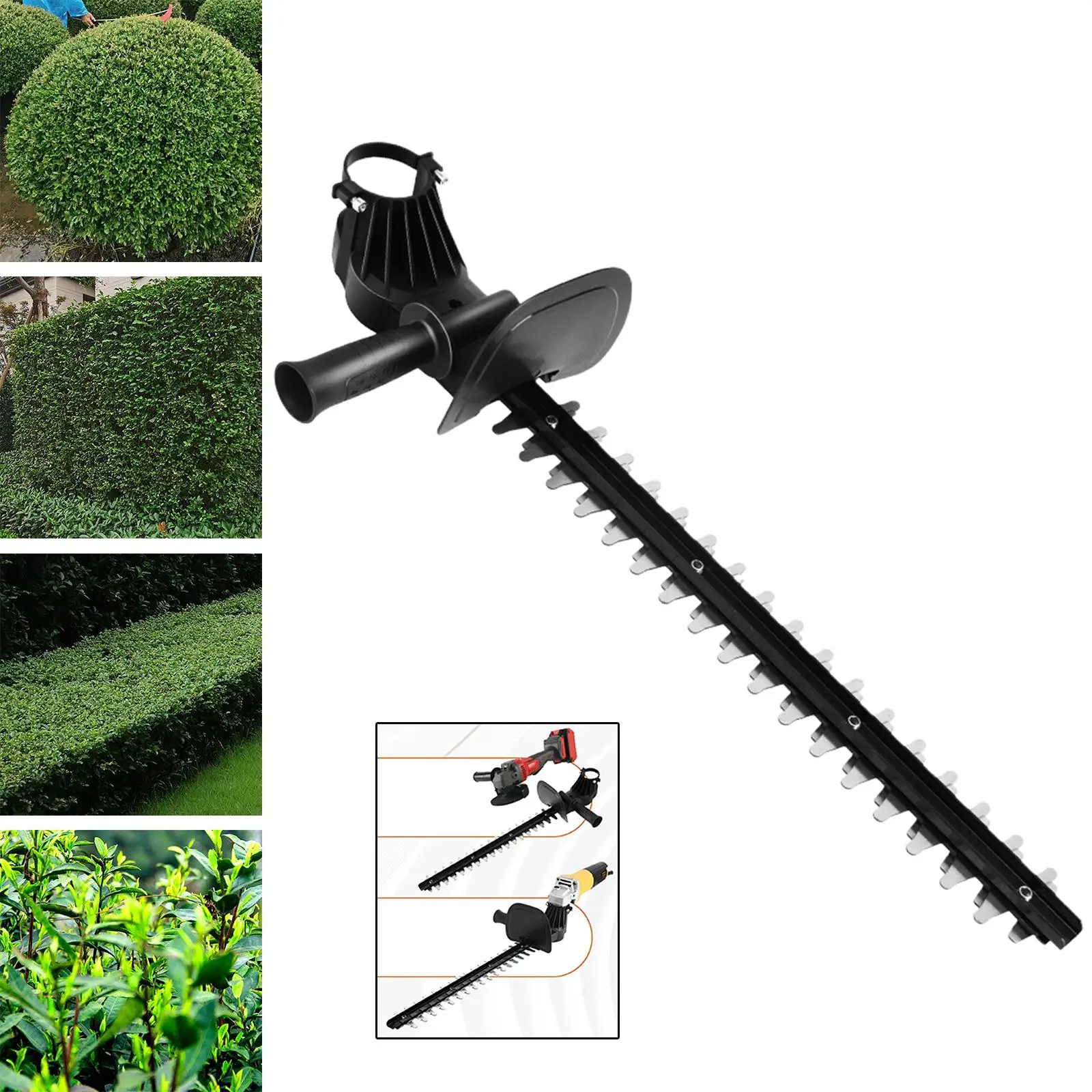 61.5cm Length Durable Double Edged Sharp Blade Hedge Trimmer Blade for Garden Modeling Flat or Spherical Pruning Shrubs