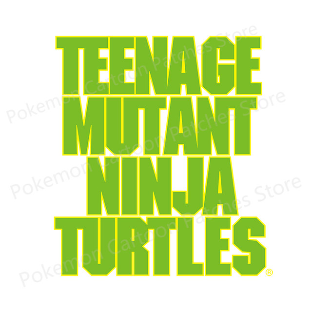 Teenage Mutant Ninja Turtles Fusible Patch Sticker Clothing