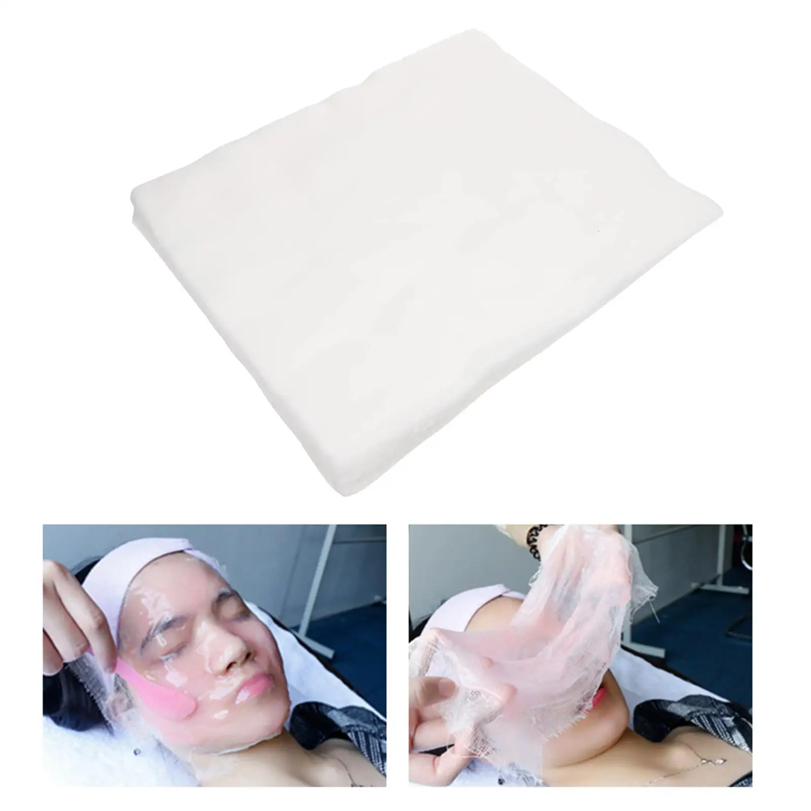 Facial Gauze for Women Girls Facial Gauze Sheet Soft for Beauty Salon