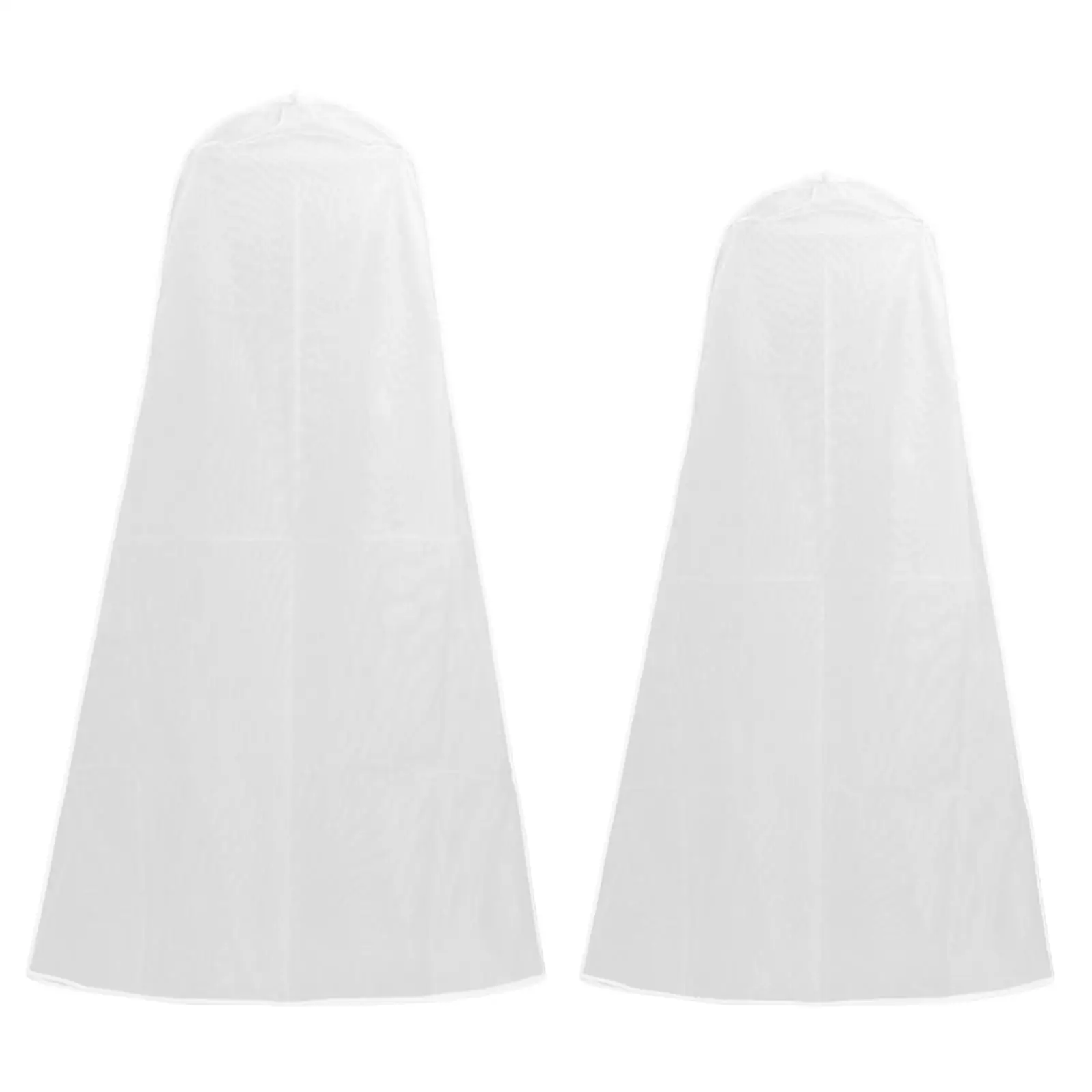Wedding Dress Garment Bag Cover for Evening Gown Windbreakers Down Jackets