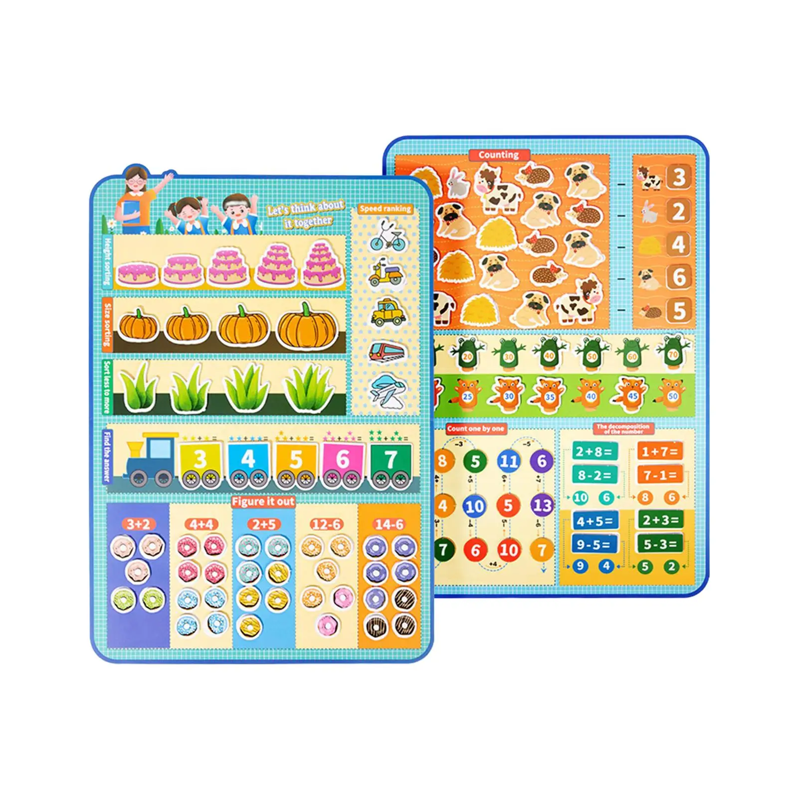 Educational Math Toys Number Recognition Arithmetic Teaching Aids Math Manipulatives Kids Preschool Children Elementary Math Toy