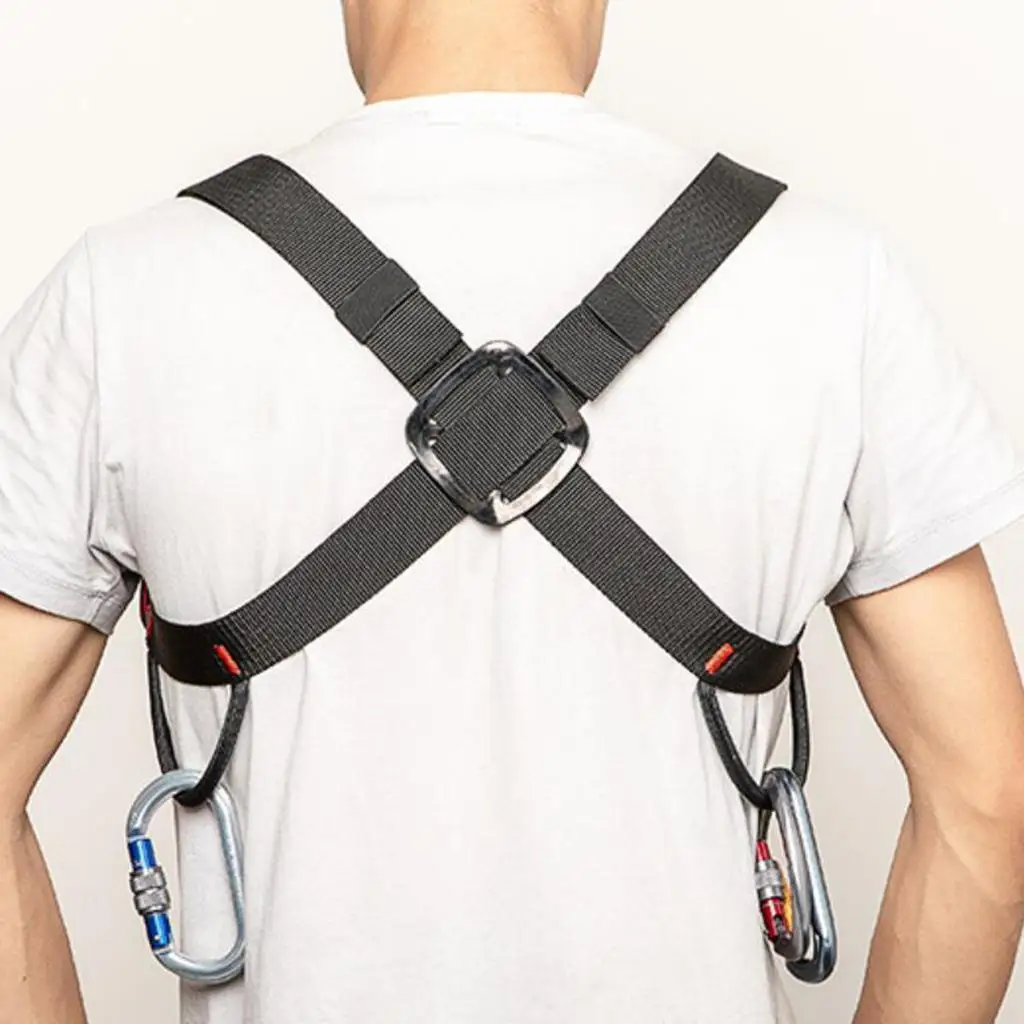 Outdoor Shoulder Strap Safety Rock Climbing Tree Ascending Belt Adjustable