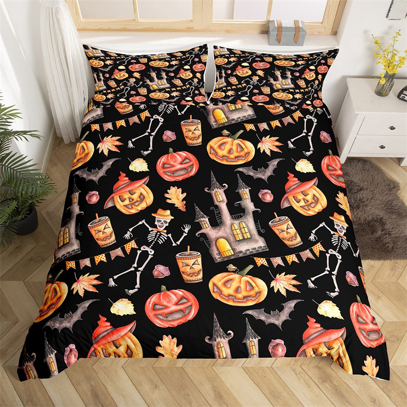 Pumpkin Tree Halloween Bed Set