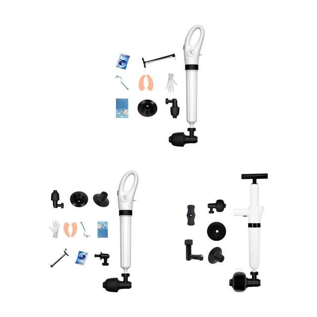 Best Deal for Toilet Plunger, High Pressure Air Drain Blaster Gun Kit