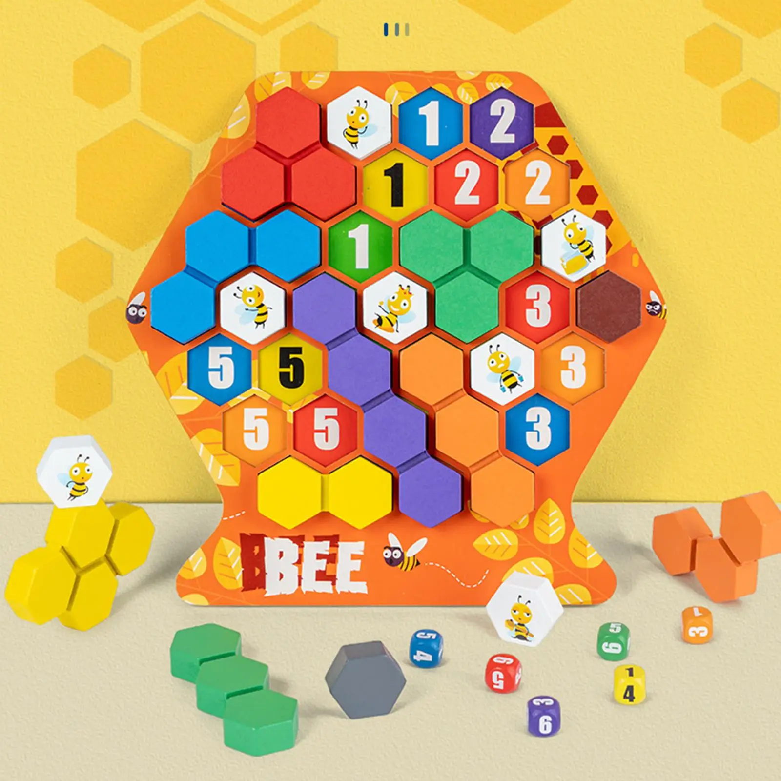 Honeycomb Puzzle with  Stacking Block for Learning Toy Challenge