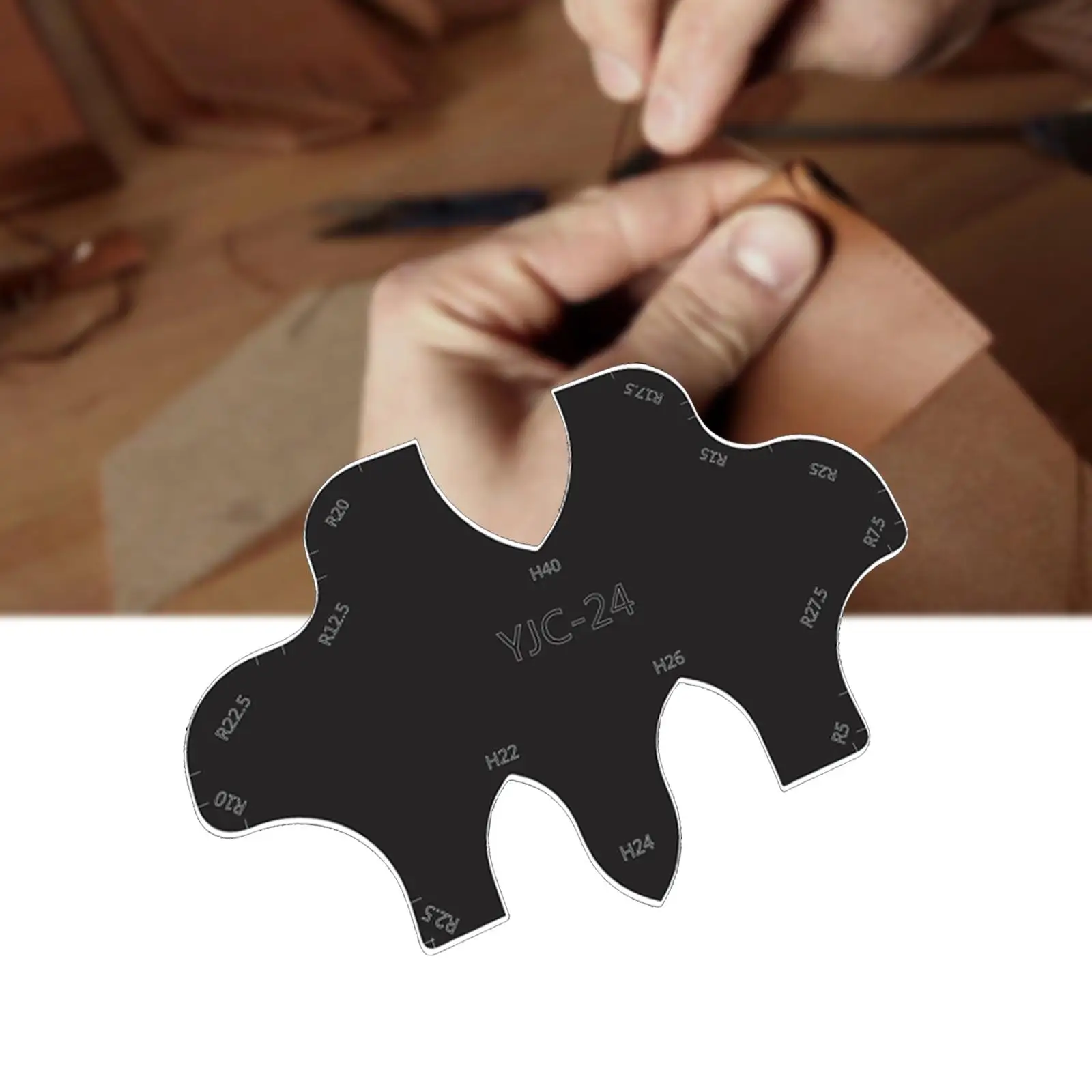 Leather Bag Sewing Template Acrylic Stencil Practical Patchwork Handmade Craft Template for Wallet Making Tailor Starter