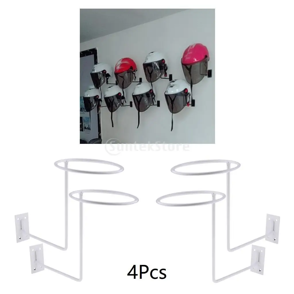 4pc Wall Mount  Holder Hook Bags Rack Hanger Display  Accessory