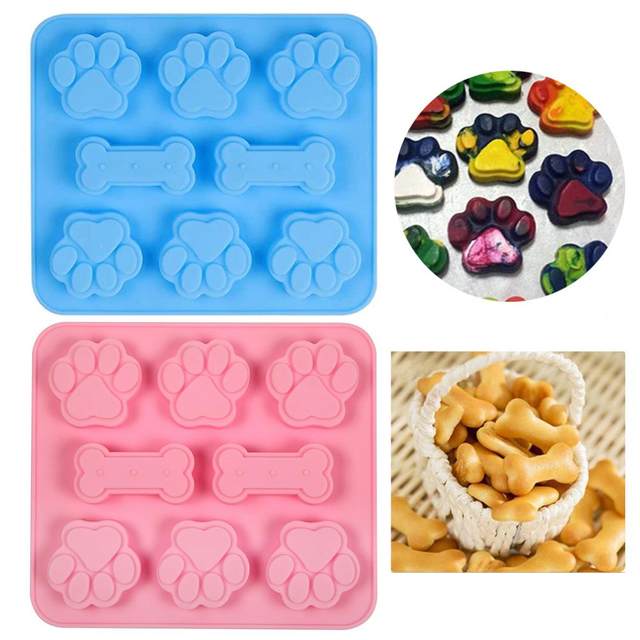 2Pk Reusable Silicone Mold Mini Bone Dog Bone Homemade Treat Bone shape