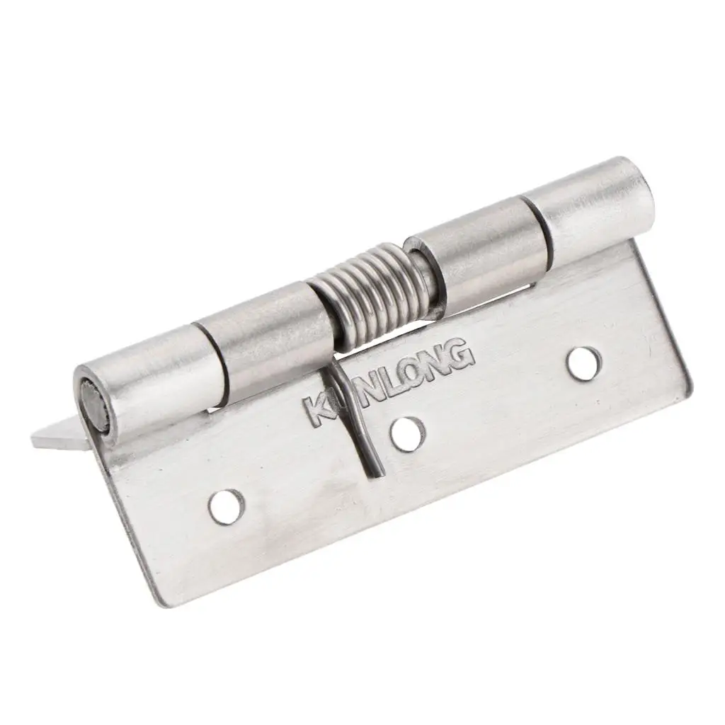 Mirror Polished Door Hinge 2.36x0.60inch for Electric Box Stainless Steel