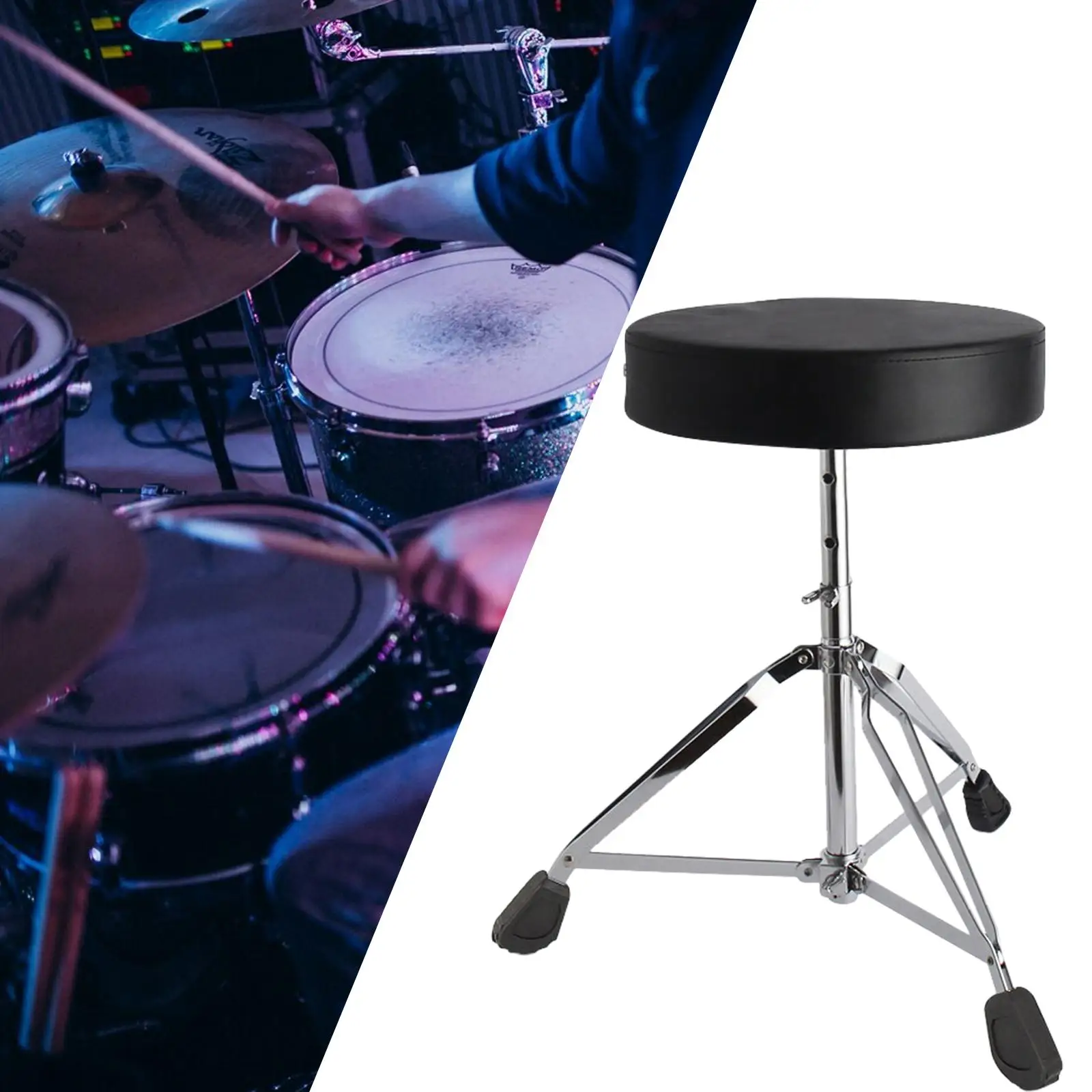 Drum Chair Drum Throne for Drummers Instrument Players Sound Engineers
