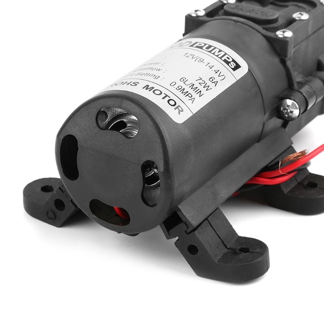 Pompe à Eau 12V Haute Pression - 6L/min - Auto-amorçante Pour Camping-car, Bateau, Jardin
