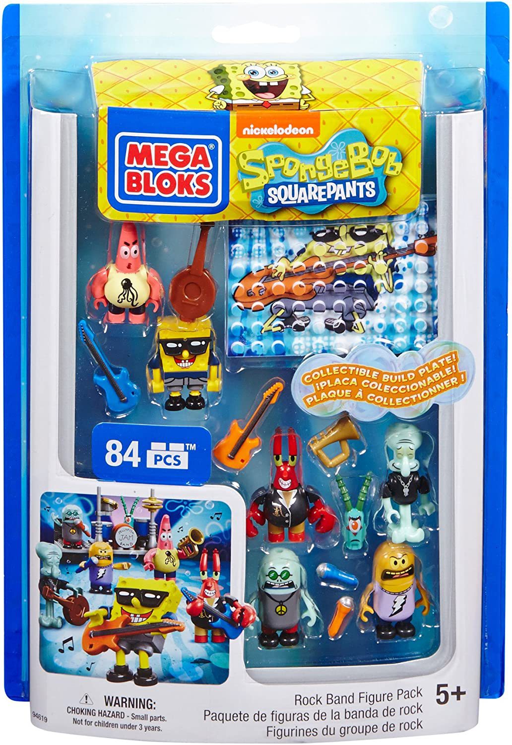 Игрушка Mega Bloks, губка, квадратные штаны, рок-группа, Сквидвард, гонщик,  Патрик, звезды, фигурки, строительные блоки, модели, игрушки, подарки для  детей | AliExpress