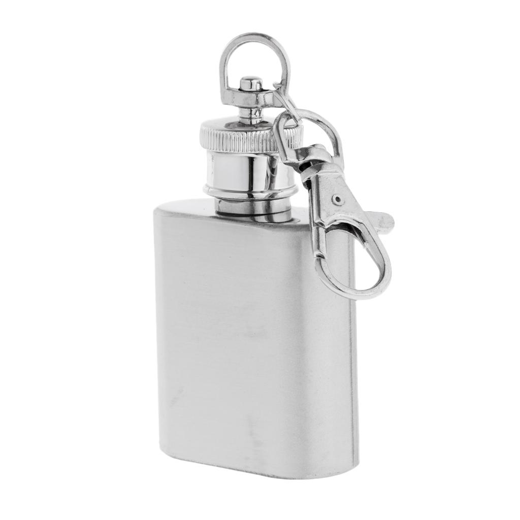 Portable Hip Water Bottle Liquor Canister Stainless Steel Fishing