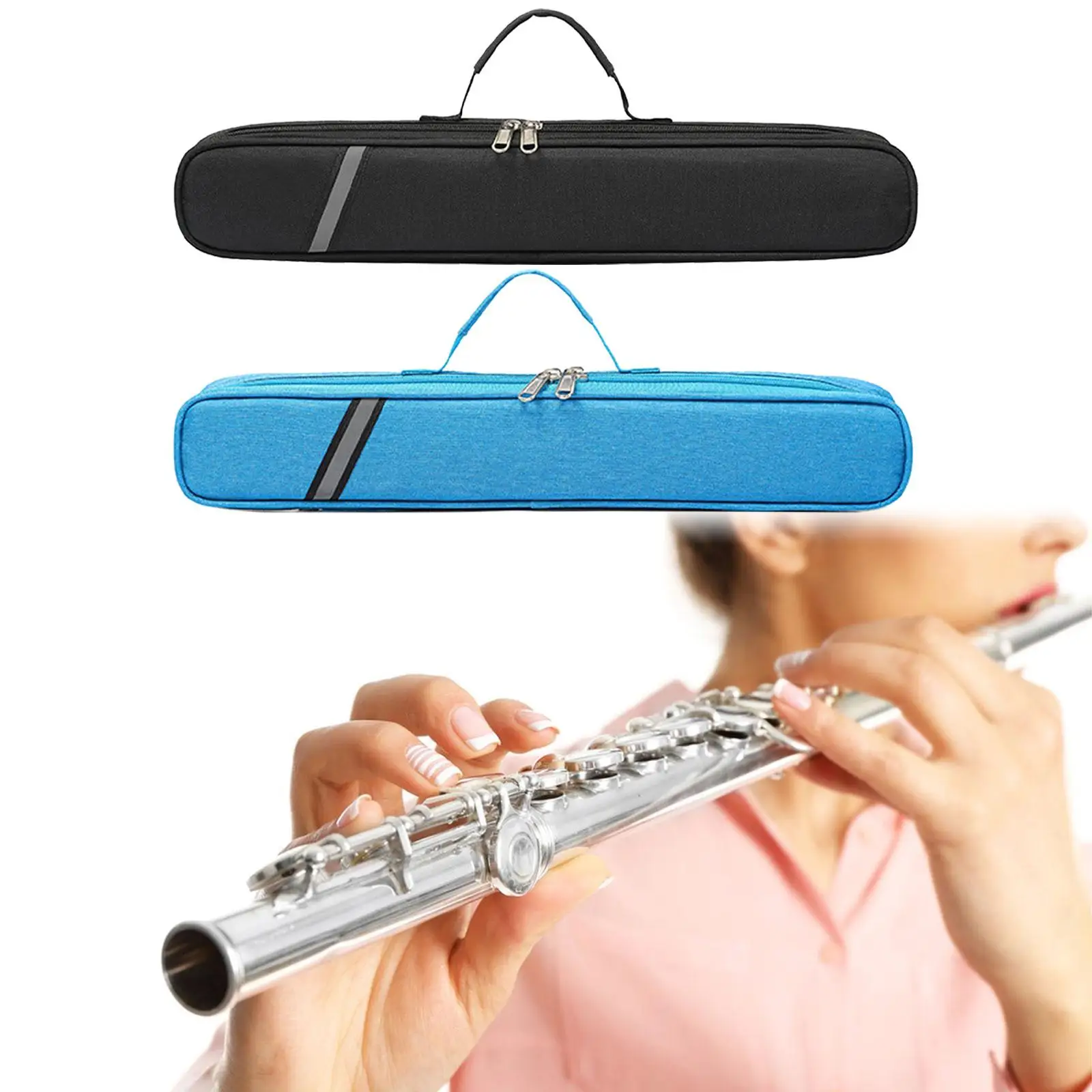 Flute Carrying Bag Multipurpose Lightweight Electric Wind Instrument Bag Flute Accessory Flute Storage Pouches Flute Case