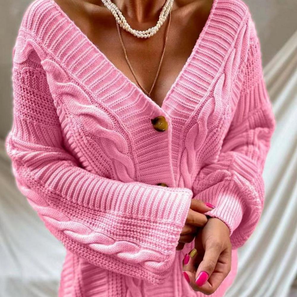 Cardigan de malha para as mulheres, cardigan