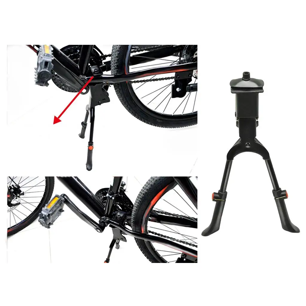 Center Mount Bike Kickstand  Stand Steel for 26``-29`` Bikes Foot Support