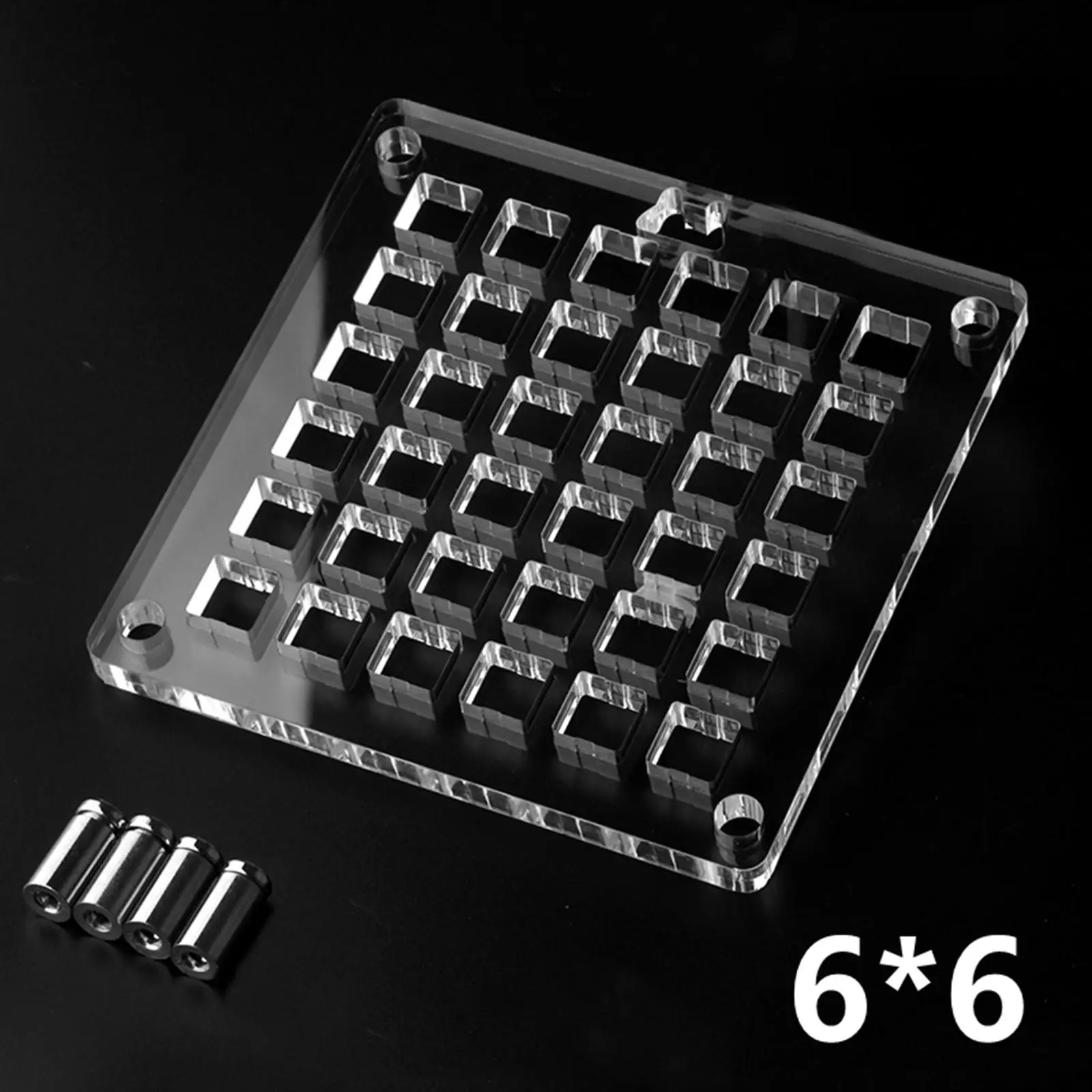 Acrylic Keyboard Switch Tester Premium Base Mechanical Keyboard DIY Durable Electronics Switch Opener Lube Station for Box