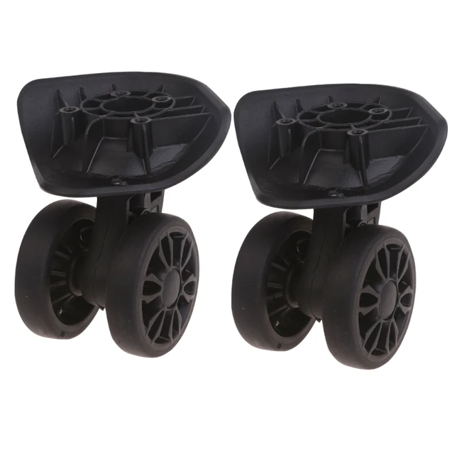1 Pair Luggage Wheels Suitcase Casters Repalcement Double Row Wheels,  Luggage Wheels Replacement, Samsonite Luggage Replacement Wheels