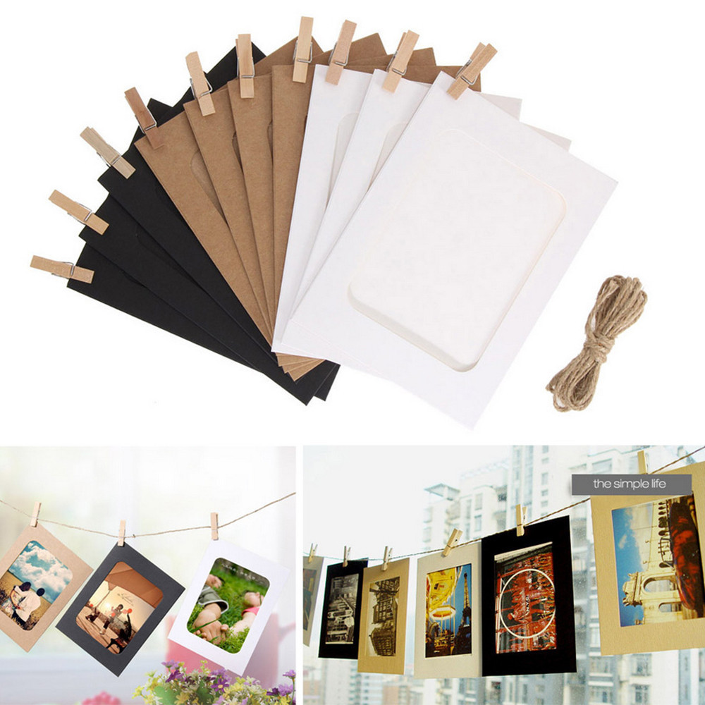 Title 1, 10Pcs 6Inch Paper Photo Flim DIY Wall Picture H...