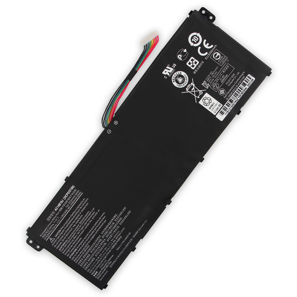 Bateria de substituição AC14B13J para Acer, ES1-512,