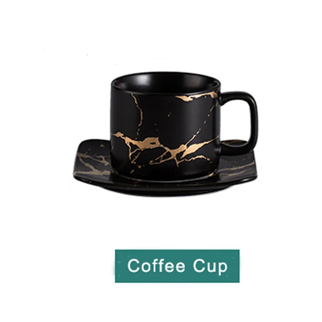 Creative Handbag Shape Ceramic Mug Luxury Office Coffee Cup&Spoon Saucer  Set 310ml Gift Tea Mugs Gold Drawing Cafe Porcelain Mug - AliExpress