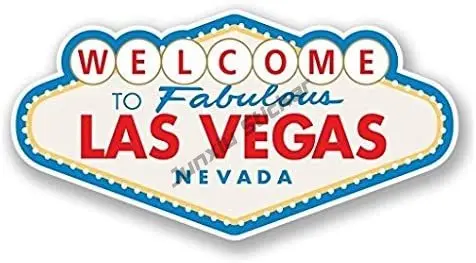 Welcome to Fabulous Las Vegas Sign Sticker Self Adhesive Vinyl Decal For  windows, coolers, laptops, trucks and bumpers - AliExpress