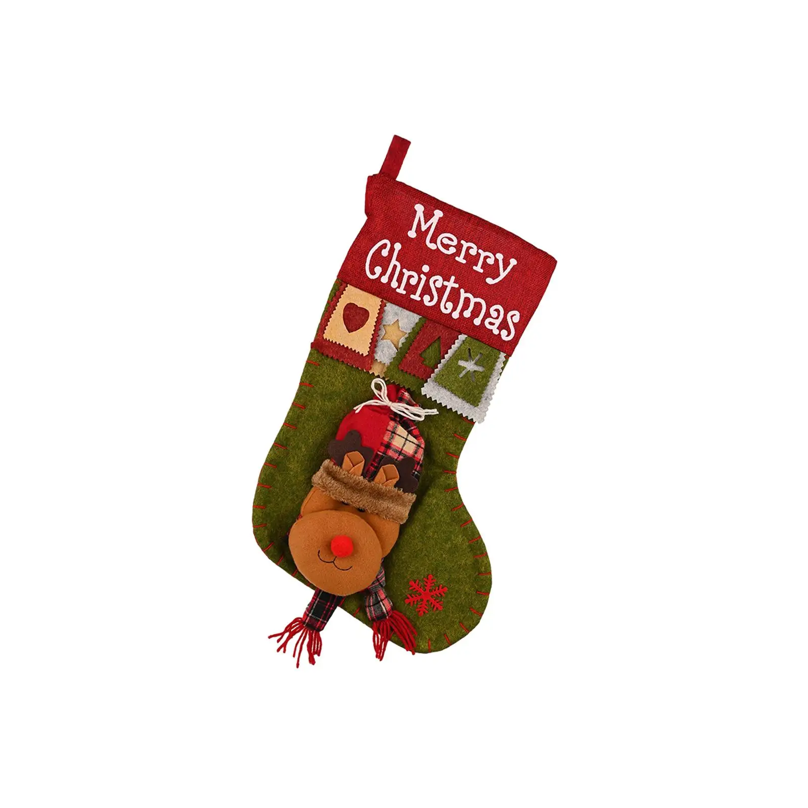 Christmas Stockings Christmas Ornament Portable Xmas Tree Decorations Holiday Stockings for Office Holiday Restaurant Home Baby