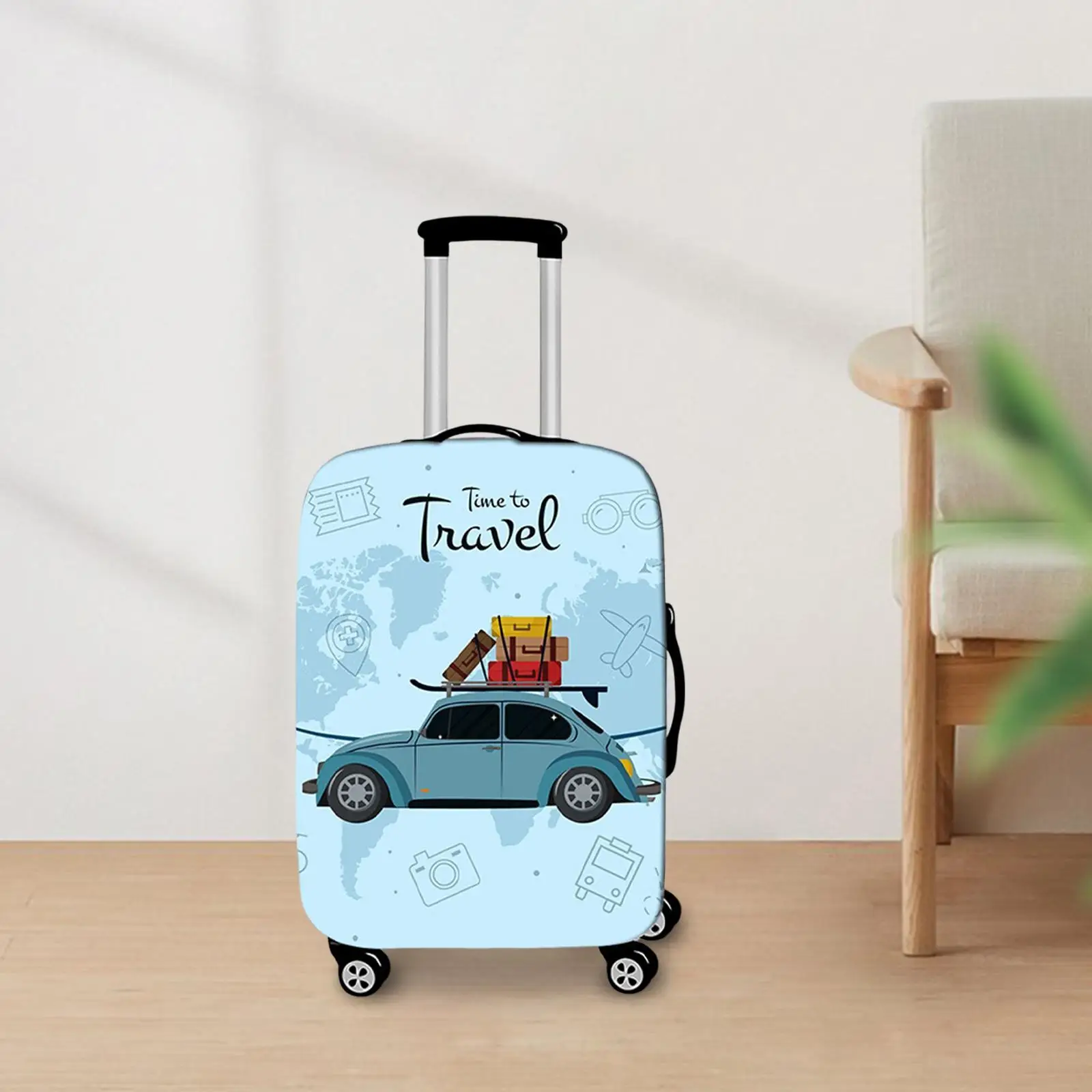 Elastic Luggage Cover Suitcase Cover Protector Baggage Cover for Vacation