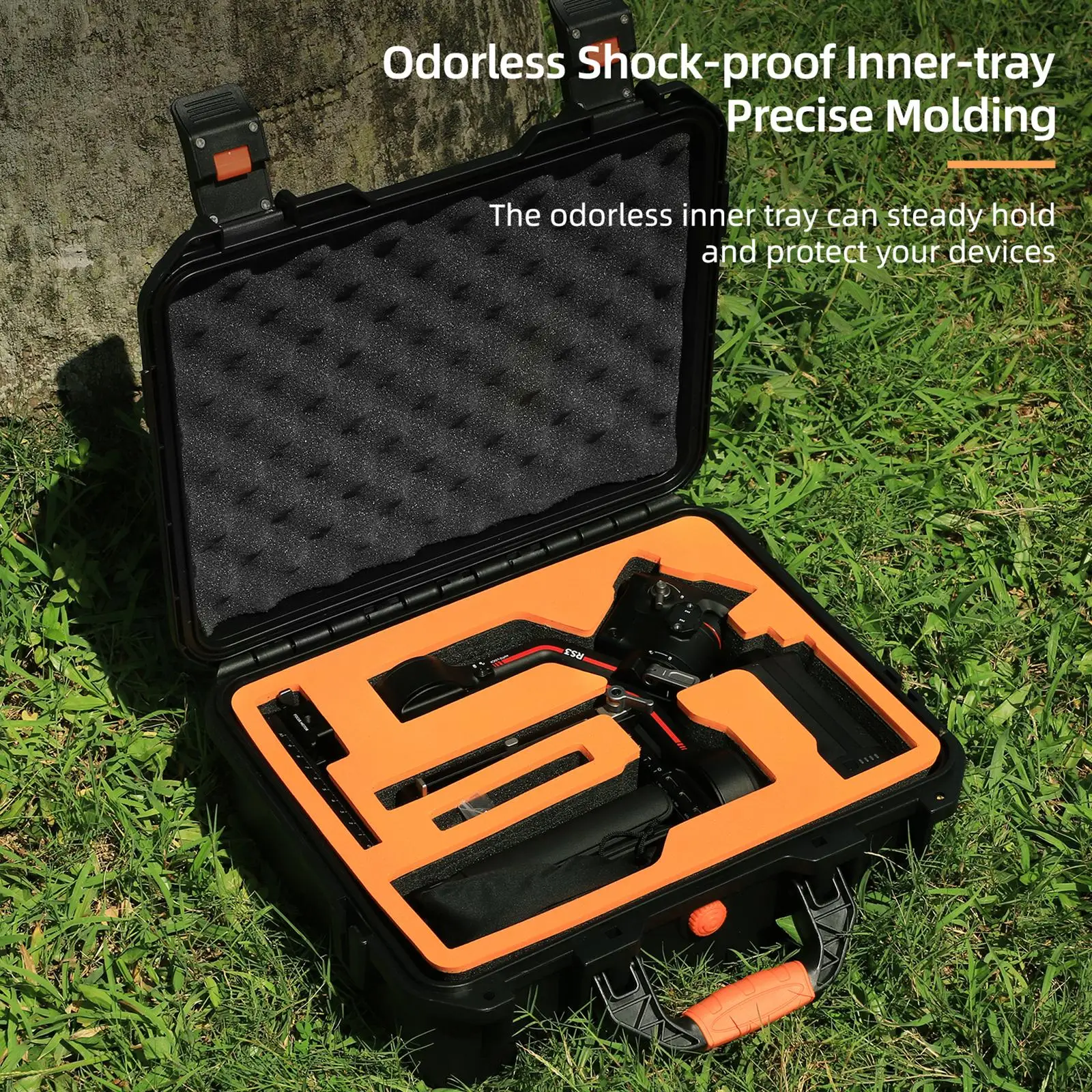 Shockproof Hard Storage Case Waterproof Hard Case Carrying Case for Gimbal Stabilizer Accessories