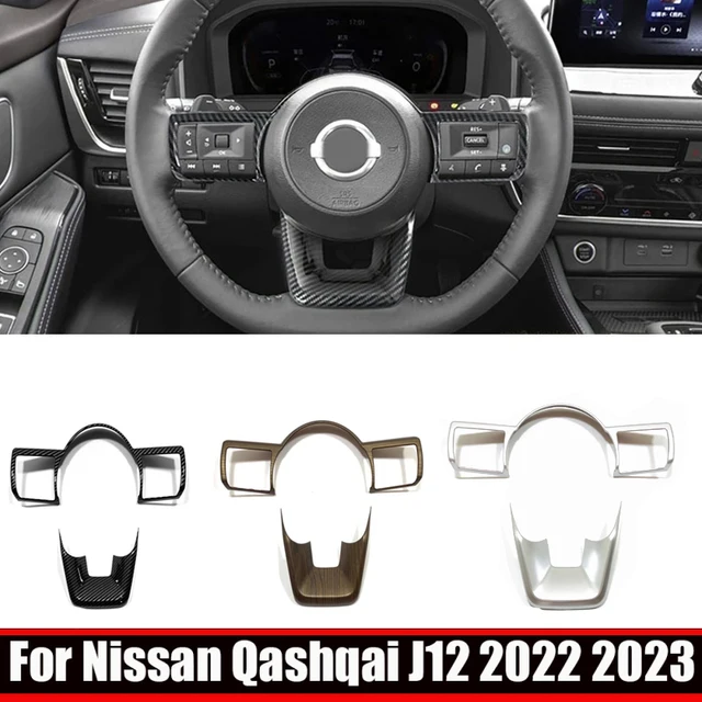 For Nissan Qashqai J12 2021 2022 ABS Carbonfiber Car Steering