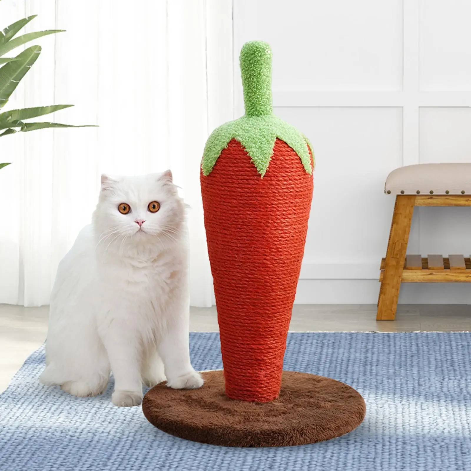 Scratcher Pad Animal Sharpen Claw Toy Cat Scratching Post for Playing Kitty