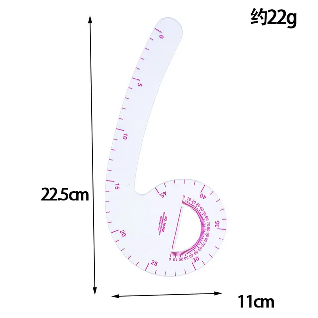 Multifunctional Sewing Tools Soft Plastic Comma Shaped Curve Ruler Styling  Design Ruler French Curve Quilting Patchwork Ruler