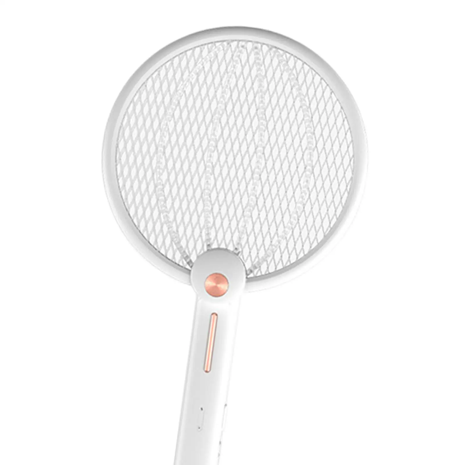 Fly Swatter with 3 mesh 2 in 1 Folding USB Handheld Standing Bug Zapping Racket for Camping Household Office Home Outdoor