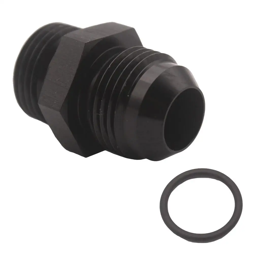 AN10 To ORB10 O Ring Boss Adapter AN Fitting ORB BLACK For Fuel/ Oil/ Water