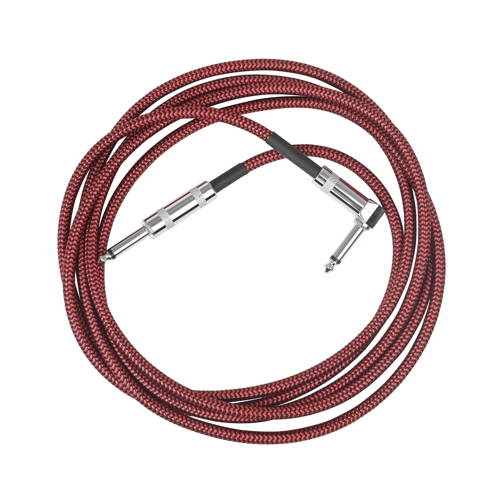 Description Picture 6 of item3M Guitar Audio Cables Noise Reduction Line 6.35mm Color Braided Shielded Cable Bass Electric Guitar Accessories & Parts