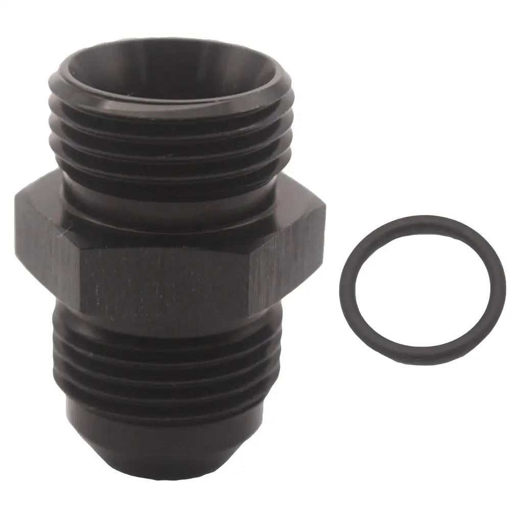 AN10 To ORB10 O Ring Boss Adapter AN Fitting ORB BLACK For Fuel/ Oil/ Water