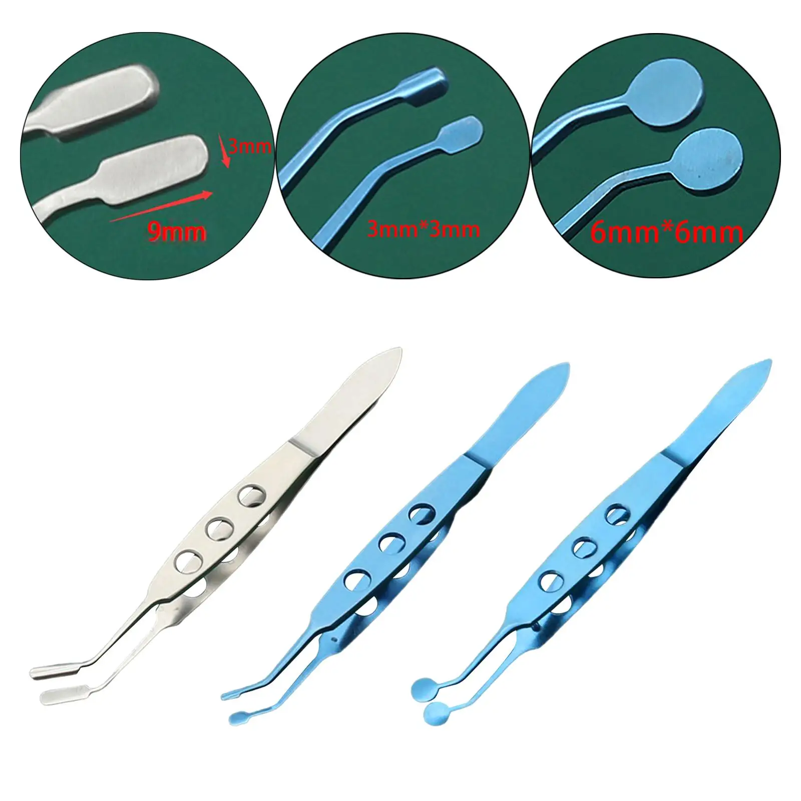 Meibomian Gland Forceps Tweezer Tool Ophthalmological Micros Eyelid Instruments High Precision Clamp for Meibomian Flap