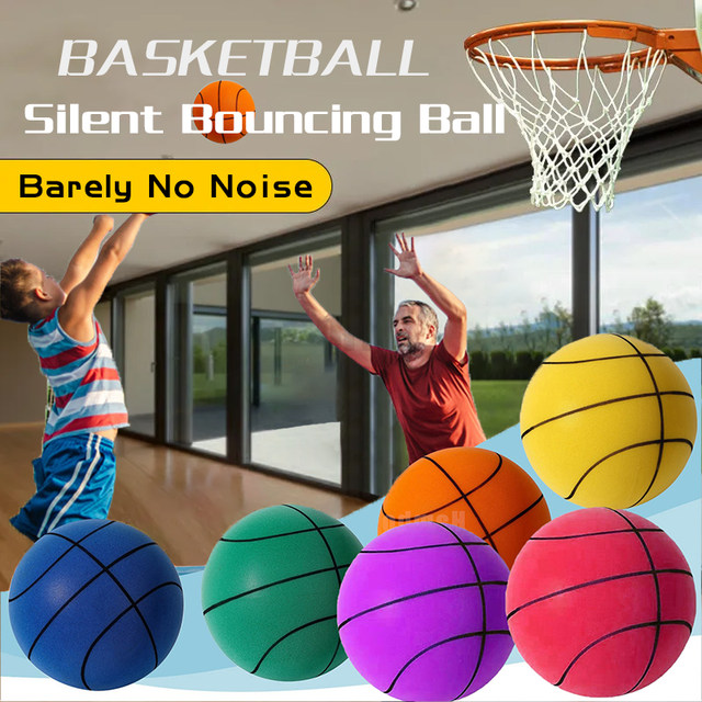 alasuo] Treinamento Silencioso Bolas De Basquetebol De Alta Densidade  Esportivas Indoor De Espuma Soft Bouncy Balls Kids Esportivo Para Adultos  Obtenha Netg Grátis]