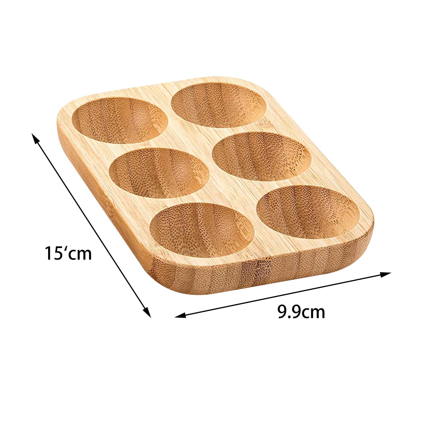 Egg Holder Double Row Egg Organizer Rack for Household Refrigerator Tabletop